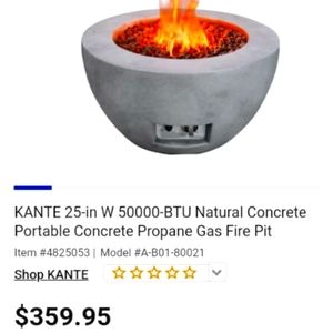 Kanye indoor outdoor fire pit